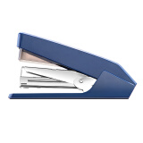 得力(deli)高效省力结构订书机/订书器 适配12#订书钉 可装150枚钉 蓝色0468