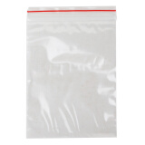 得力（deli）食品密封袋4号12*8cm 加厚防水PE透明收纳防尘 100只3023